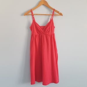 American Eagle pink striped summer sundress